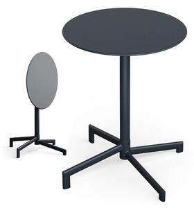 Blumfeldt UrbanEdge bistro stol, barski stol, 60 cm, sklapanje, boja u prahu, otporan na vremenske uvjete