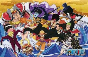 Poster One Piece - The Crew in Wano Country, (91.5 x 61 cm)