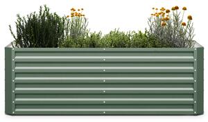 Blumfeldt High Grow Straight, povišeni krevet, 180 x 60 x 90 cm, izrađen od valovitog čeličnog lima, jednostavan za sastavljanje, otporan na hrđu i mraz