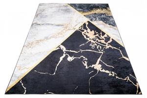 Prepoznatljivi tamni trend tepih s protukliznom završnom obradom Širina: 140 cm | Duljina: 200 cm
