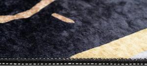 Prepoznatljivi tamni trend tepih s protukliznom završnom obradom Širina: 140 cm | Duljina: 200 cm