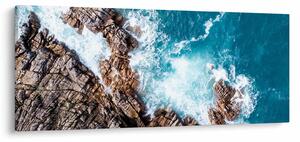 Slika stijena i mora (120x50 cm)