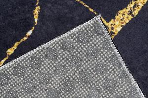 Tamni moderni tepih s mramornim uzorkom Širina: 80 cm | Duljina: 150 cm