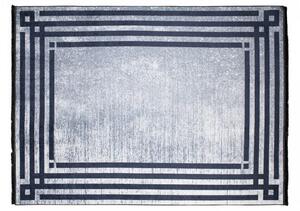 Sivi trend tepih s protukliznom završnom obradom i geometrijskim uzorkom Širina: 160 cm | Duljina: 230 cm