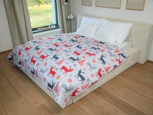 Bijeli prekrivač za krevet SOBI I DRVCA Dimenzije: 220 x 240 cm