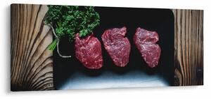 Slika mesa na tanjuru (120x50 cm)