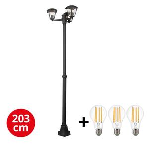 Brilagi - LED Vanjska lampa LUNA 3xE27/60W/230V IP44