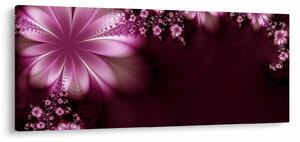 Slika apstrakcije - cvijeće (120x50 cm)