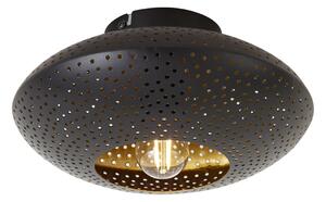 Orijentalna stropna svjetiljka crna sa zlatom 25 cm - Radiance