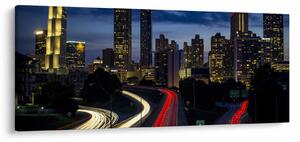 Slika noćnog grada (120x50 cm)