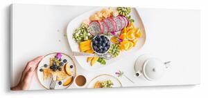 Slika tanjura s voćem na stolu (120x50 cm)