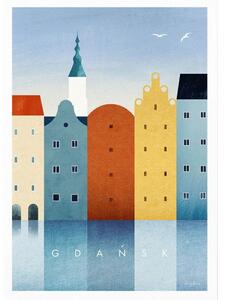 Plakat 30x40 cm Gdansk - Travelposter