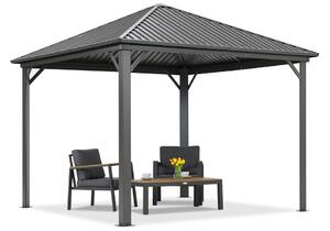 Metalna sjenica Sardinija 3x3 Garden Point antracit