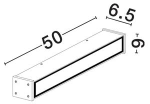 NOVA ZIDNA SVJETILJKA CRNA LED 21 Watt 220-240 Volt 974lm 3000K IP65 NL9030943
