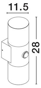 PAUL ZIDNA SVJETILJKA LED 10 Watt 220-240 Volt 893lm 3000K IP65 NL9176107