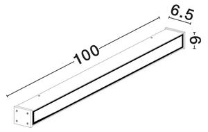 NOVA STROPNA/ZIDNA SVJETILJKA LED/36W 220-240 Volt 1579lm 3000K IP65 NL9030944