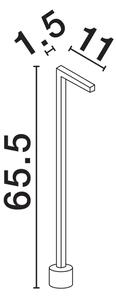 PIPE STAJAĆA SVJETILJKA CRNA LED 5 Watt 220-240Volt 188lm 3000K IP65 NL9060263