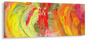 Slika apstrakcije - slikanje (120x50 cm)