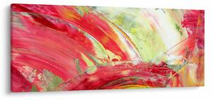 Slika apstrakcije - slikanje (120x50 cm)