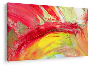 Slika apstrakcije - slikanje (90x60 cm)