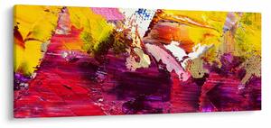 Slika apstrakcije - slikanje (120x50 cm)