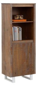 Polica za knjige od borovine u prirodnoj boji 55x140 cm Lagos - Støraa
