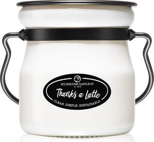 Milkhouse Candle Co. Creamery Thanks A Latte mirisna svijeća Cream Jar 142 g