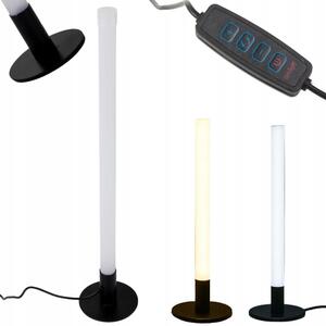 Led vertikalna stolna lampa 3 boje svjetla usb 40cm crna
