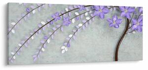 Slika - Ljubičasta kiša (120x50 cm)