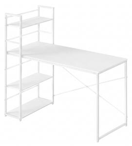 Pisaći stol MAX 4.0 s policom 120x44 cm, bijeli