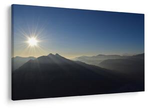 Slika - Iznad planinskih vrhova (90x60 cm)