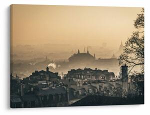 Slika - Grad pod maglom (70x50 cm)
