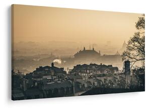 Slika - Grad pod maglom (90x60 cm)