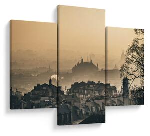 Slika - Grad pod maglom (90x60 cm)