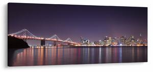 Slika pogleda na San Francisco, Kalifornija (120x50 cm)