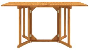 VidaXL Sklopivi vrtni stol s leptir-nogama 150x90x75 cm od tikovine