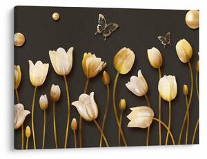Slika - Tulipani - apstrakcija (70x50 cm)