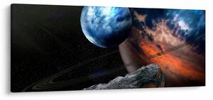 Slika planeta u svemiru (120x50 cm)