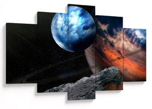 Slika planeta u svemiru (150x105 cm)