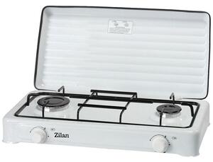 Zilan Plinski rešo sa 2 plamenika, 1600 W, bijela - ZLN0025/WH