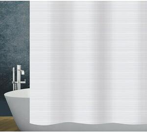 Diaqua Tekstilna zavjesa za kadu (Š x V: 120 x 200 cm, Bijele boje)