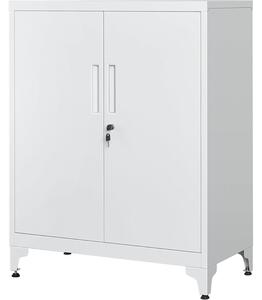 Ormar za dokumente, 40 x 80 x 90 cm, mat sive boje | SONGMICS