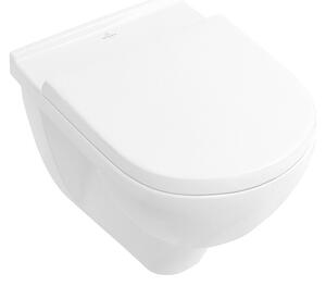 Villeroy & Boch Komplet zidne WC školjke Targa Style (Bez ruba, Bez posebne glazure, Oblik ispiranja: Duboko, WC odvod: Vodoravno)