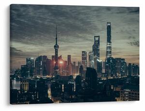 Slika grada u sumrak (70x50 cm)
