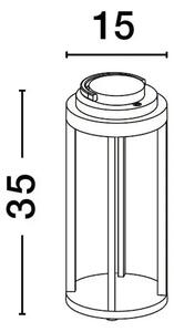 MOCHA VANJSKA PRIJENOSNA STOLNA LAMPA LED 2W/3000K/191lm/IP65/ANTRACIT NL9492700