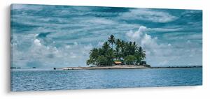 Slika - otok u moru (120x50 cm)