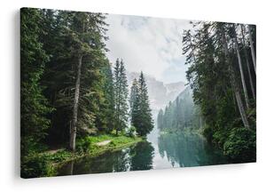Slika šumskog jezera (90x60 cm)