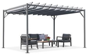Antracit terasa pergola Malaga 3x4m Garden Point