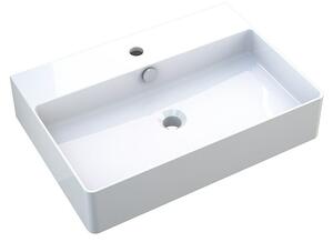 Camargue Paris Umivaonik 2.0 (Š x D: 60,5 x 42,5 cm, Bez posebne glazure, Rupa za slavinu: Sredina, S preljevom)