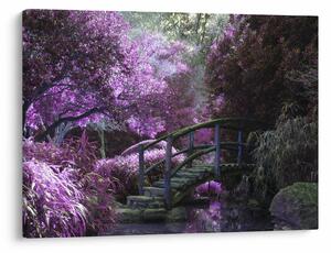 Slika ljubičastog vrta (70x50 cm)